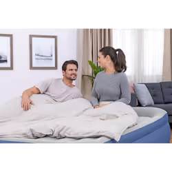 Bestway Lit gonflable matelas 2 places King en Tritech avec pompe électrique intégrée et revêtement antimicrobien 2,03 m x 1,93 m x 56 cm - Vue supplémentaire 4