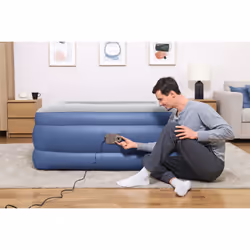 Bestway Lit gonflable matelas 2 places Tritech avec pompe électrique intégrée et revêtement antimicrobien 2,03 m x 1,52 m x 61 cm - Vue supplémentaire 17