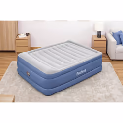 Bestway Lit gonflable matelas 2 places Tritech avec pompe électrique intégrée et revêtement antimicrobien 2,03 m x 1,52 m x 61 cm - Vue supplémentaire 6