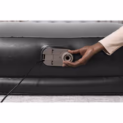 Bestway Matelas gonflable Tritech 2 places avec pompe électrique intégrée 2,03 m x 1,52 m x 36 cm