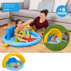 Bestway Pataugeoire gonflable pour enfants 115 x 89 x 76 cm 31 L