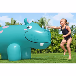 Bestway Arroseur gonflable pour enfants Jumbo Hippo - Vue supplémentaire 10