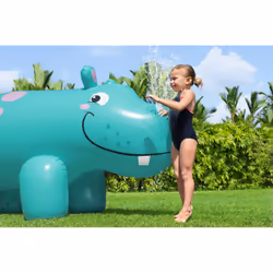 Bestway Arroseur gonflable pour enfants Jumbo Hippo - Vue supplémentaire 9