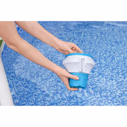 Bestway Flowclear Flotteur chimique rétractable avec gant de protection ChemGuard - Vue supplémentaire 13
