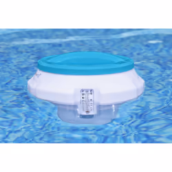 Bestway Flowclear Flotteur chimique rétractable avec gant de protection ChemGuard