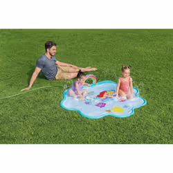 Bestway Disney Petite Sirène Tapis à eau avec jets 1,63 m x 1,45 m