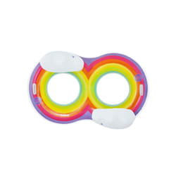 Bestway Rainbow Dreams Bouée double pour 2 personnes 1,86 m x 1,16 m