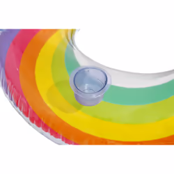 Bestway Rainbow Dreams Bouée double pour 2 personnes 1,86 m x 1,16 m - Vue supplémentaire 11