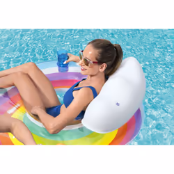 Bestway Rainbow Dreams Bouée double pour 2 personnes 1,86 m x 1,16 m - Vue supplémentaire 17