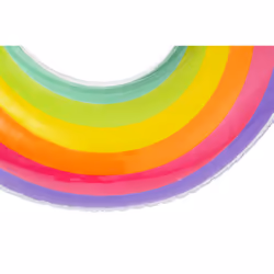 Bestway Rainbow Dreams Bouée double pour 2 personnes 1,86 m x 1,16 m - Vue supplémentaire 7