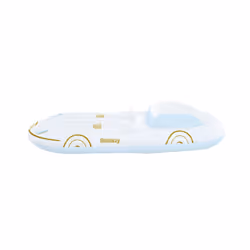 Bestway Matelas de piscine gonflable Vacation Cruiser, Blanc, Matelas flottant, Monochromatique, Homme/femme, 90 kg, EN ISO25 ...