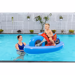 Bestway Spider-Man Bouée en forme de moto à enfourcher 1,70 m x 84 cm