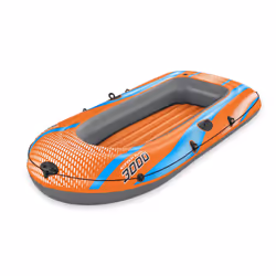 Bestway Bateau gonflable Kondor Elite 3000 2,46 m, Bateau de rafting, Canot, Gris, Orange, 3 personne(s), 200 kg, ISO 6185
