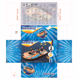 Bestway Kit bateau gonflable Kondor Elite 3000 2,46 m - Vue supplémentaire 30