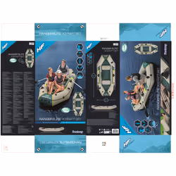 Bestway Hydro-Force Bateau raft gonflable 3 places Ranger Elite 2,95 m - Vue supplémentaire 42