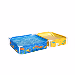 Bestway Piscine hors sol et bac à sable My First Frame Pool