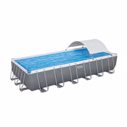 Bestway Flowclear Auvent pour piscine 2,10 m x 3,40 m, Auvent de piscine, 3,4 m, 10 min, 3,37 kg, 705 mm, 75 mm