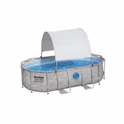 Bestway Flowclear Auvent pour piscine 2,10 m x 3,40 m