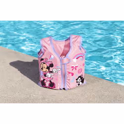 Bestway Disney Junior Mickey & Friends Minnie Mouse Gilet de natation pour enfants en tissu - Vue supplémentaire 6