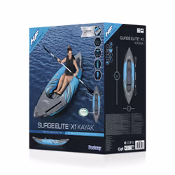 Bestway Hydro-Force Kayak gonflable pour une personne Surge Elite 3