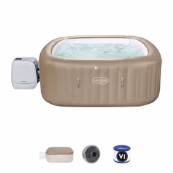 BESTWAY Spa gonflable carré Lay-Z-Spa Palma Hydrojet Pro 5 - 7 places