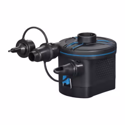 Bestway Pompe à air électrique PowerTouch à piles LR20, Gonflables, 430 l/min, Noir, Bleu, Acrylonitrile-Butadiène-Styrène (A ...