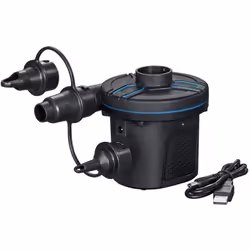 Bestway PowerTouch™ Pompe à air électrique rechargeable 4,8 V sans fil, Gonflables, 0,036 bar, 565 l/min, Noir, Bleu, Acrylon ...