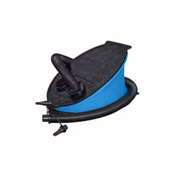 Bestway Air Step™ Pompe à air à pied 1400 ML, Gonflables, Noir, Bleu, Métal, Polypropylène (PP), 1,4 I/cycle, EN 16051-2, 185 ...