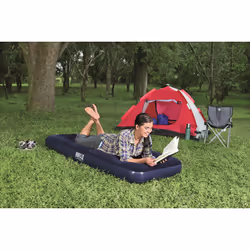 Bestway Matelas Gonflable FLOQUÉ - 1-personne - 1.85m x 76cm x 22cm - Vue supplémentaire 14