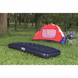 Bestway Matelas Gonflable FLOQUÉ - 1-personne - 1.85m x 76cm x 22cm