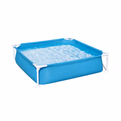 Bestway Piscine hors sol My First Frame Pool 1,22 m x 1,22 m x 30,5 cm