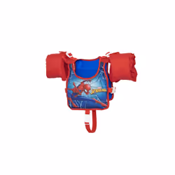 Bestway Marvel Gilet de natation avec brassards Spider-Man, Bleu, Rouge, Gilet de sauvetage, Enfant, unisexe, 3 an(s), mousse ...