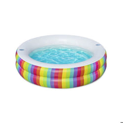 Bestway Piscine familiale gonflable ronde Rainbow Dreams 2,06 m x 2,06 m x 51 cm