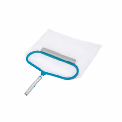 Bestway Épuisette de piscine AquaNet™ Deluxe, Épuisette manuelle de piscine, Bleu, Acier inoxydable, Blanc, Ovale, 482 mm, 28 ...