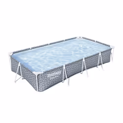 Bestway Steel Pro® Piscine hors sol rectangulaire 3,66 m x 2,01 m x 66 cm, 4000 L, Piscine hors sol, Enfants et adultes, Gris ...