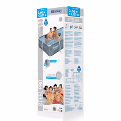 Bestway Steel Pro® Piscine hors sol rectangulaire 3,66 m x 2,01 m x 66 cm - Vue supplémentaire 12
