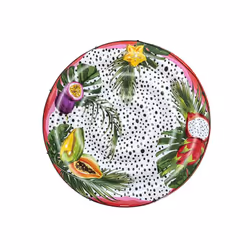 Bestway Île de piscine gonflable Fruits of Paradise™ pour 2 personnes 1,88 m, Multicolore, Matelas flottant, Image, PVC, Homm ...