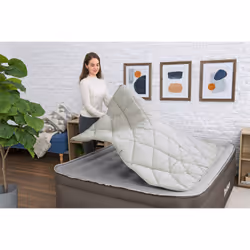 Bestway Fortech Matelas gonflable avec surmatelas molletonné et pompe électrique intégrée 2,03 m x 1,52 m x 51 cm - Vue supplémentaire 17