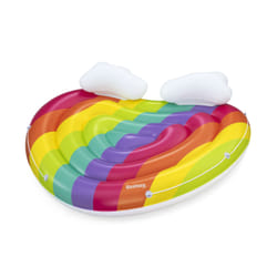 Bestway Île de piscine gonflable Rainbow Dreams™ pour 2 personnes 1,75 m x 1,63 m