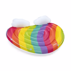Bestway Île de piscine gonflable Rainbow Dreams™ pour 2 personnes 1,75 m x 1,63 m