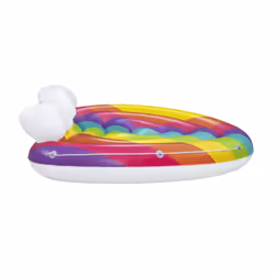 Bestway Île de piscine gonflable Rainbow Dreams™ pour 2 personnes 1,75 m x 1,63 m