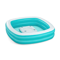 Bestway Piscine familiale gonflable avec console centrale amovible Sippin' Summer™ 2,18 m x 2,18 m x 48 cm
