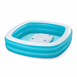Bestway Piscine familiale gonflable avec console centrale amovible Sippin' Summer™ 2,18 m x 2,18 m x 48 cm