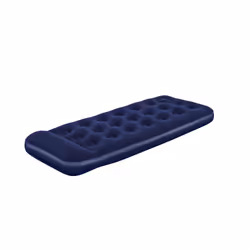 Bestway Matelas gonflable 1 place avec pompe à pied intégrée 1,85 m x 76 cm x 28 cm, Matelas une personne, Double, Rectangle, ...