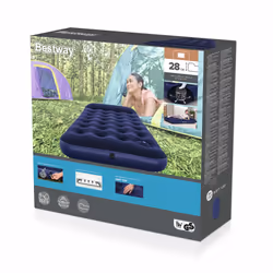 Bestway Matelas gonflable 1 place avec pompe à pied intégrée 1,88 m x 99 cm x 28 cm - Vue supplémentaire 21