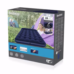 Bestway Matelas gonflable 2 places avec pompe à pied intégrée 191 x 137 x 28 cm - Vue supplémentaire 22