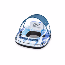 Bestway Hydro-Force™ Rapid Rider™ Bouée de rivière avec parasol amovible 1,23 m, Multicolore, Bouée à chevaucher, Monochromat ...