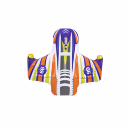 Bestway Bouée à chevaucher Splash Shuttle™ pour enfants 1,17 x 1,07 m, Multicolore, Bouée à chevaucher, Motif, Polyvinyl chlo ...