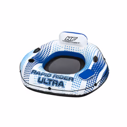 Bestway Hydro-Force™ Rapid Rider™ Bouée avec rangement à fermeture éclair 1,52 m Ultra River, Multicolore, Bouée à chevaucher ...