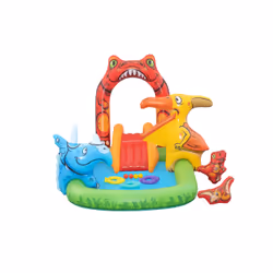 Bestway Aire de jeux aquatiques et pataugeoire gonflable Jurassic Splash™ pour enfants 2,41 m x 1,40 m x 1,37 m